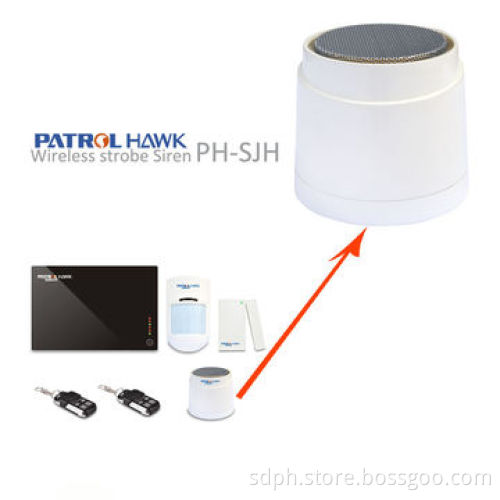 Alarm Siren Outdoor External Horn with Strobe Light, Used for Home Alarm System
